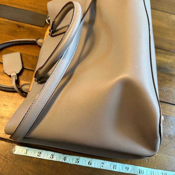 RALPH LAUREN Lauren Tote Dove Gray Leather - Picture 8 of 13
